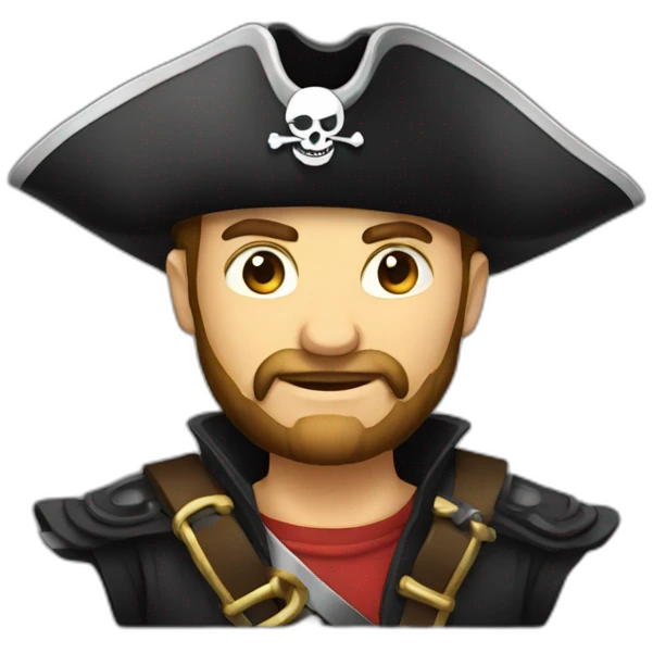 web developer pirate emoji