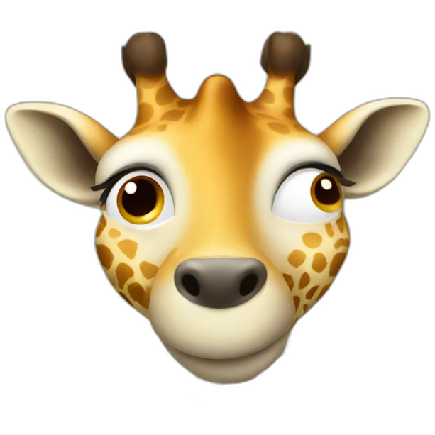 girafe having fun emoji