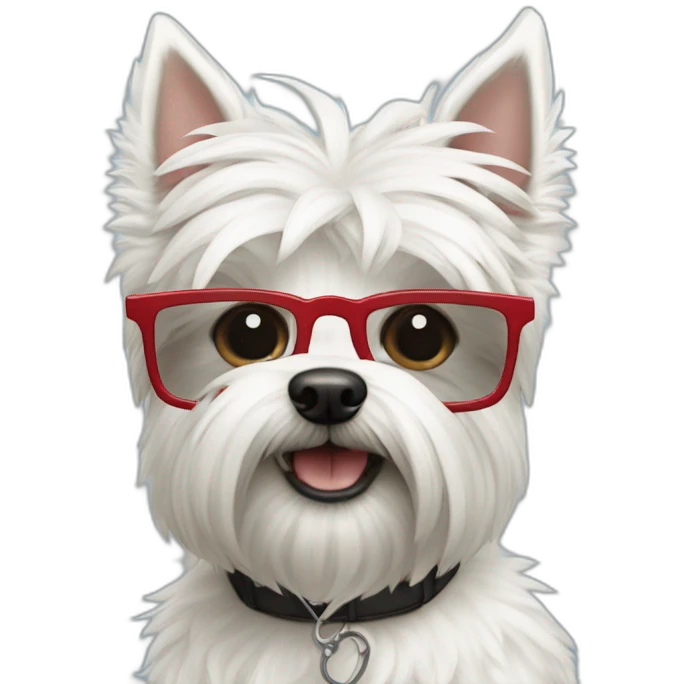 hombre-con-gafas-con-un-perro-westie emoji