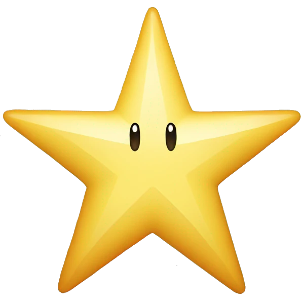 Half star emoji