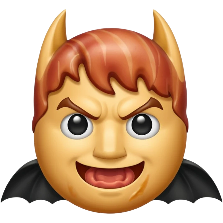 Bacon like a batman emoji emoji