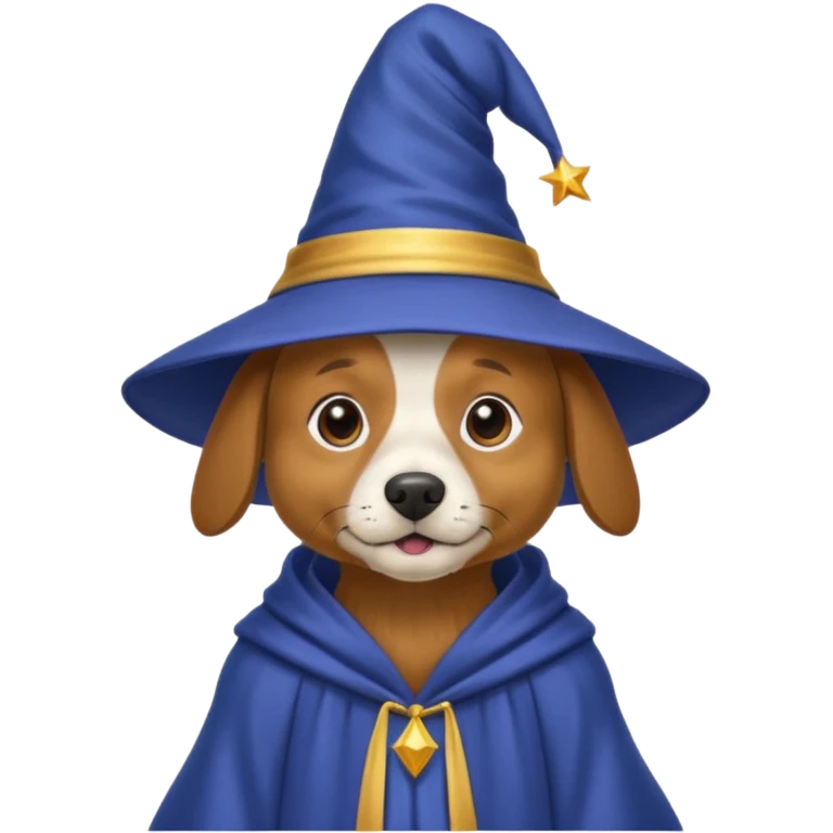 Dog wizard emoji