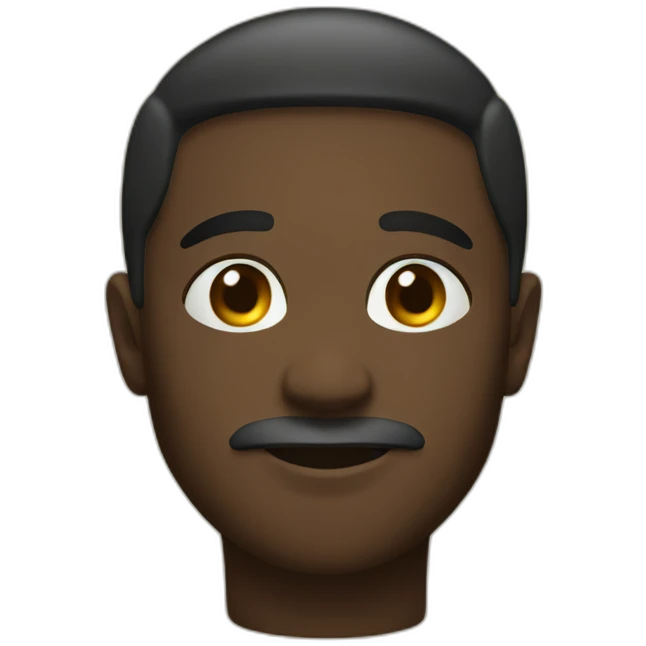black holy emoji