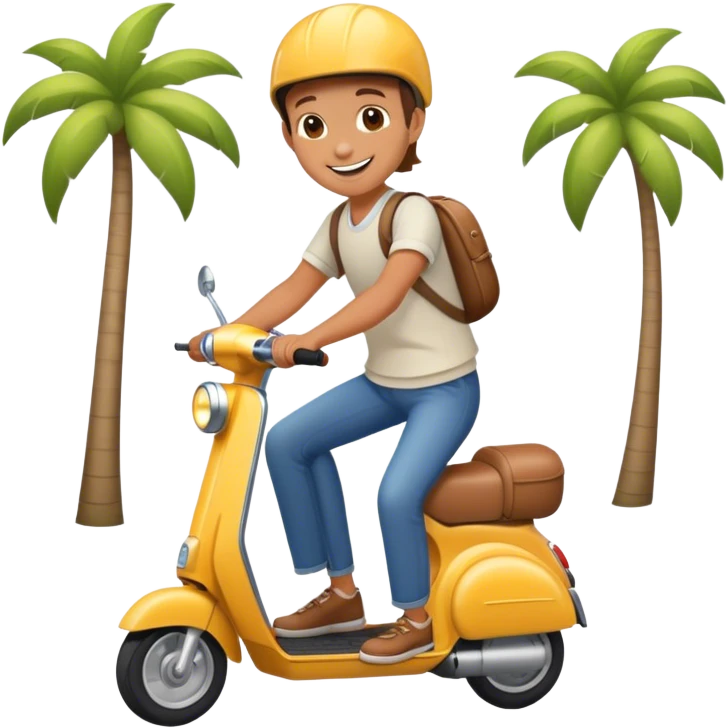 riding a scooter emoji