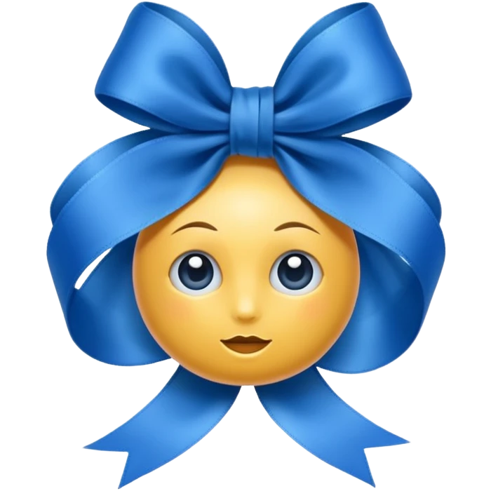 Eyeroll with ribbon emoji