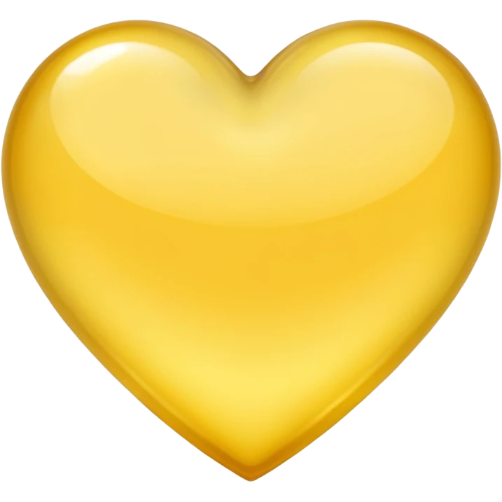 light yellow heart emoji