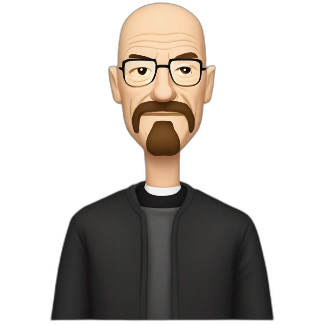 Walter White Is a pastor in a church emoji