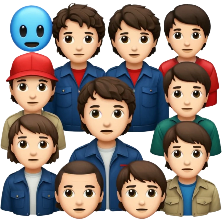 Stranger things emoji emoji