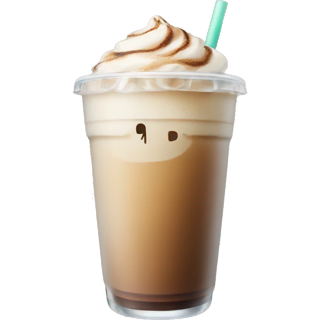 iced latte emoji