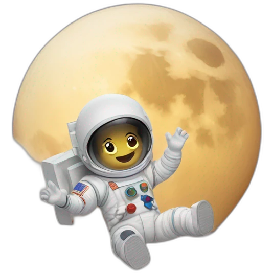 take me to the moon and back emoji