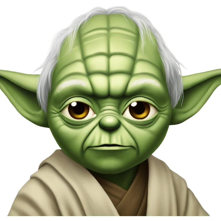 Yoda saying the quote “corrupted me you have” emoji
