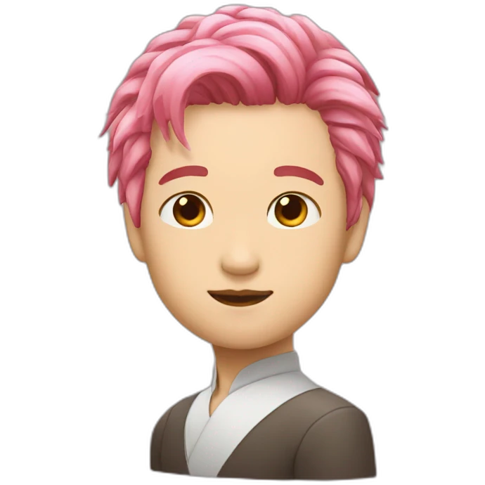 pinkhair-red-grasses-uncle-japanese emoji