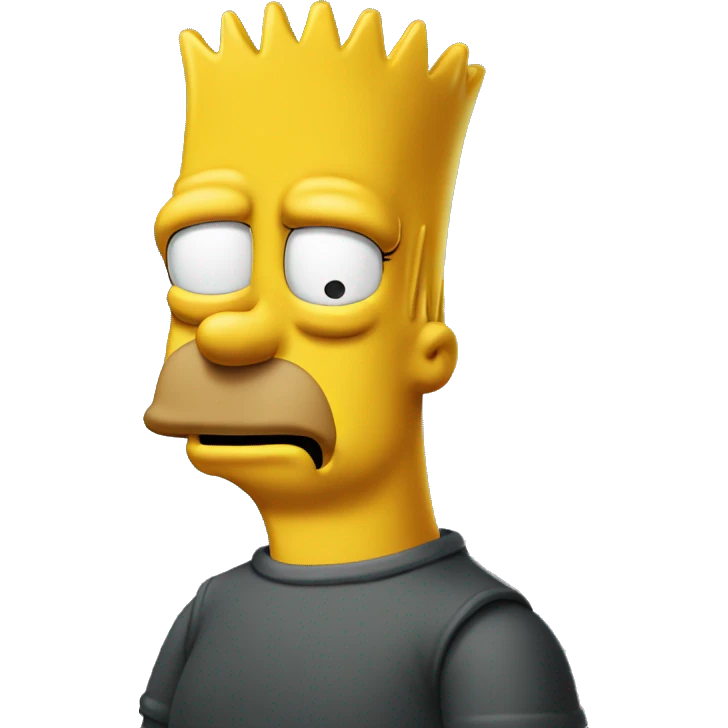 Bart Simpson emoji
