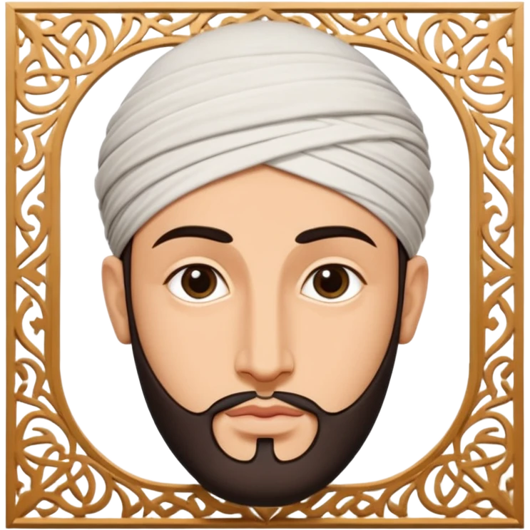 Allah Witten in Arabic emoji