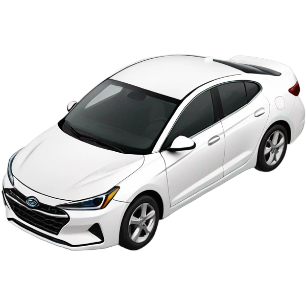 White elantra n line 2022  emoji