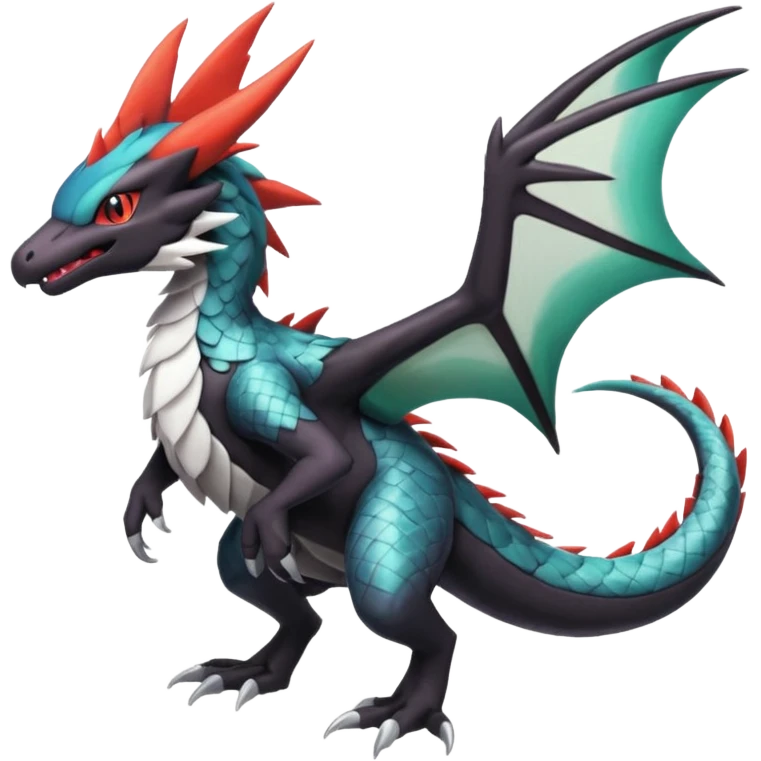 Silvally-Noivern-Salandit-fusion emoji