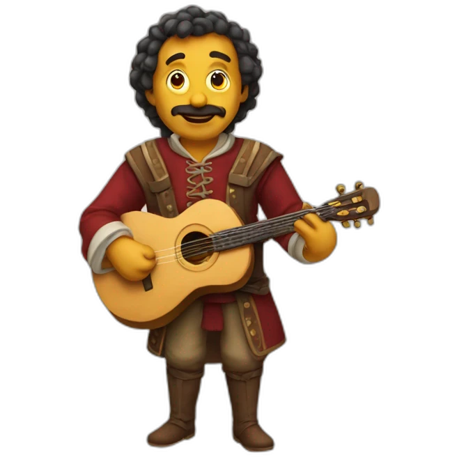 The reven man is a bard emoji