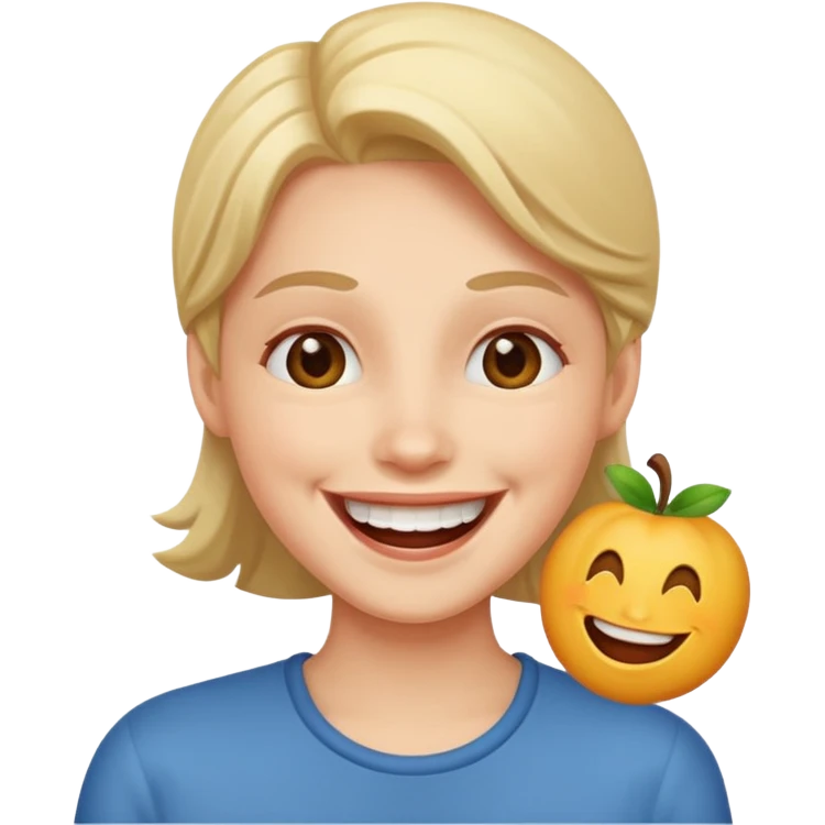 parmagini isiran gulen yuz emoji