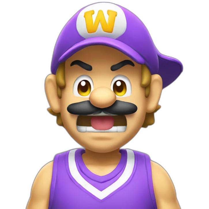 Tennis wario emoji