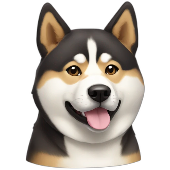 Akita Shiba inu mix emoji