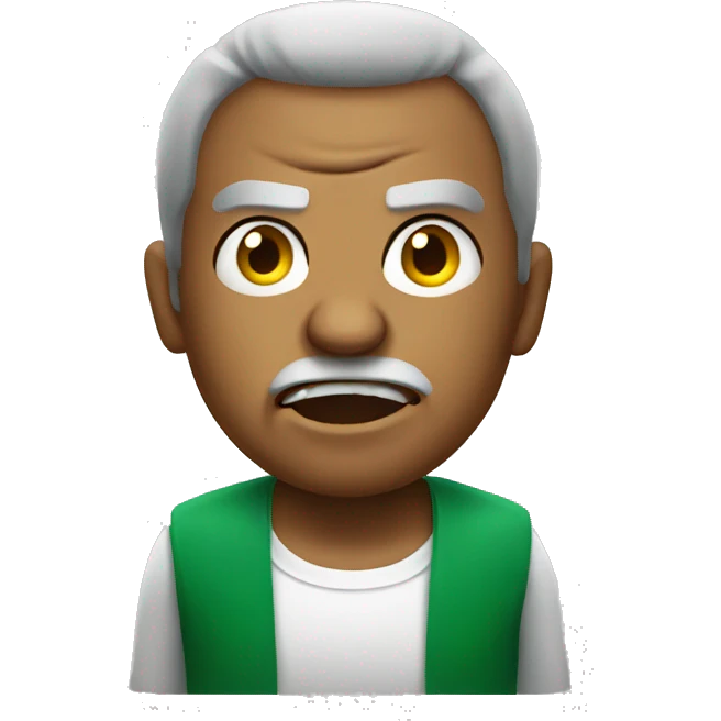 Angry brazil man emoji