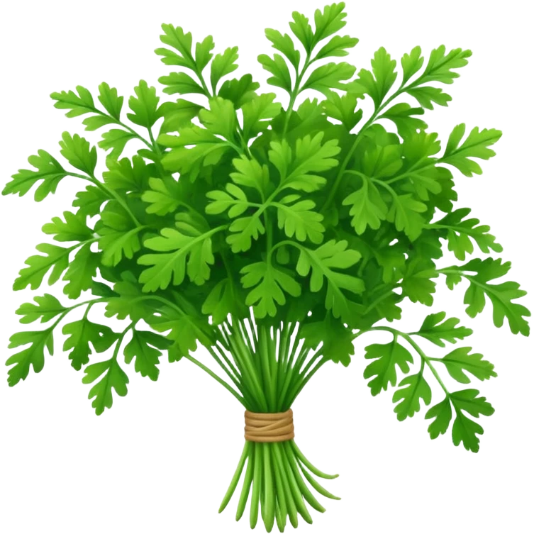 coriander big  bunch emoji