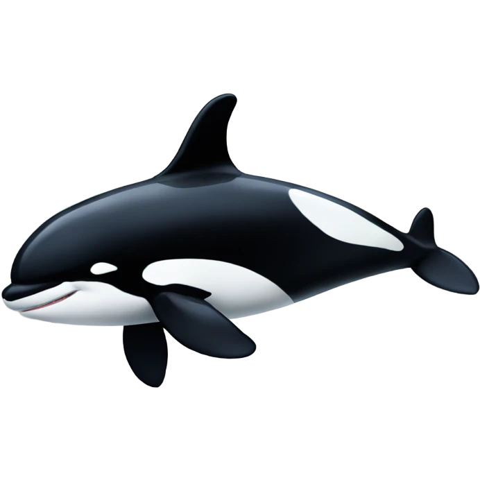 Orca side view emoji