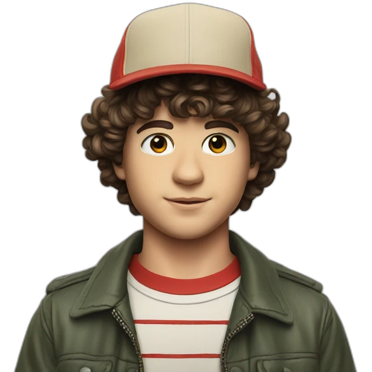 Stranger things dustin emoji