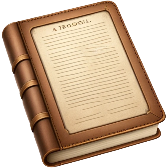 Closed book emoji
