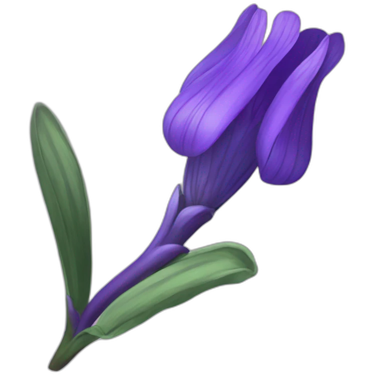 Purple Platycodon grandiflorum emoji