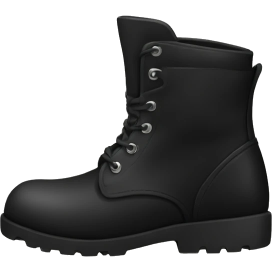 Black boots emoji