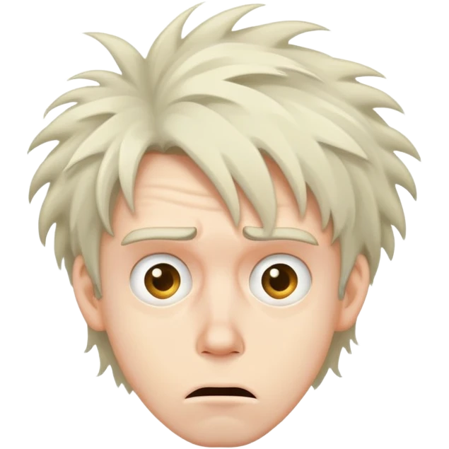 Confused weird guy emoji