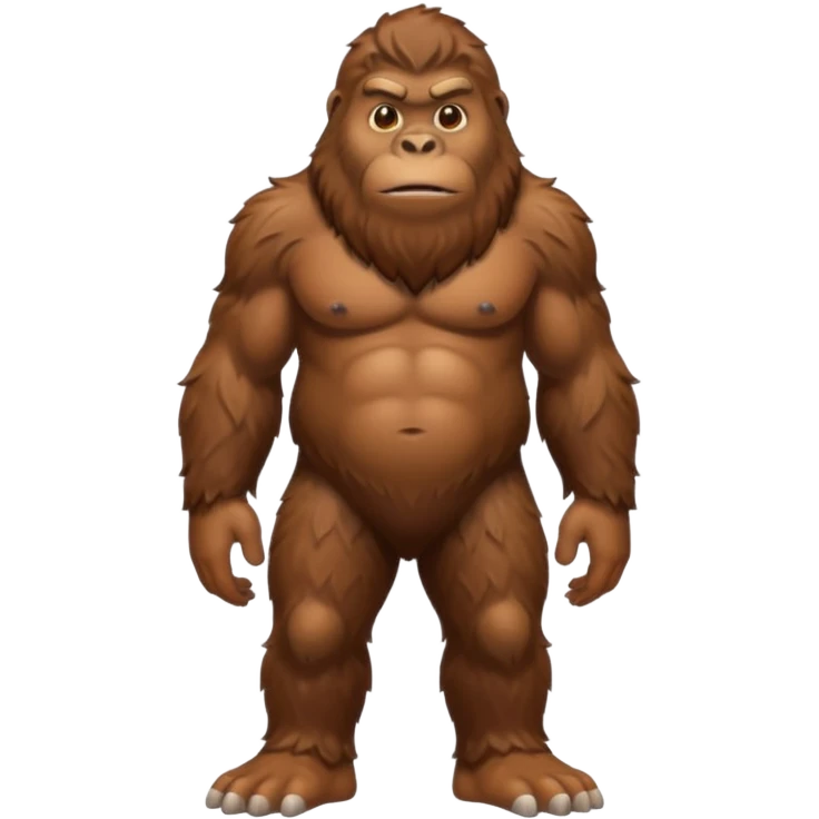 Bigfoot emoji