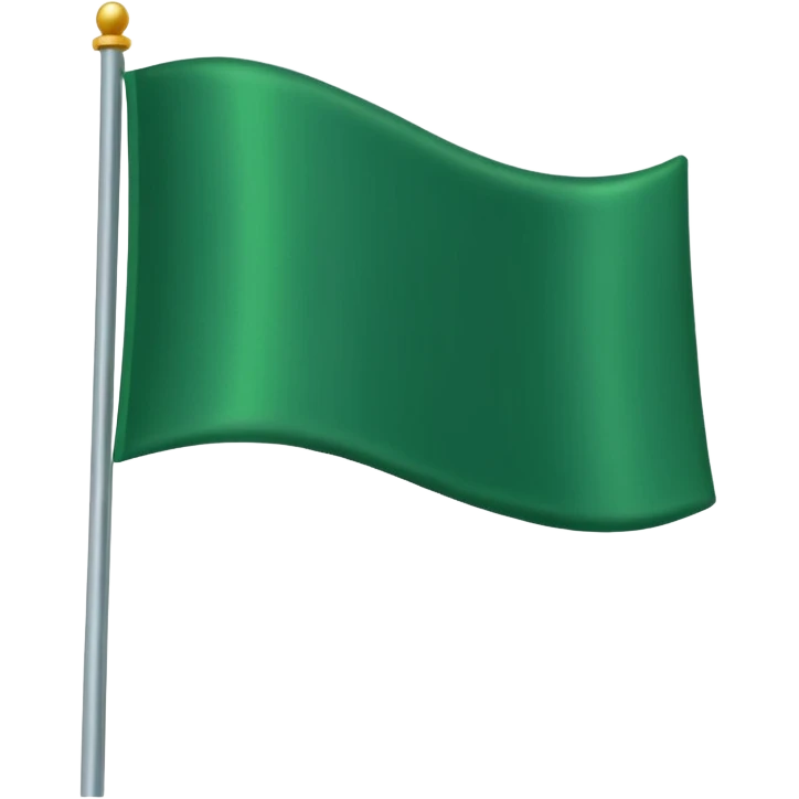 Green flag emoji