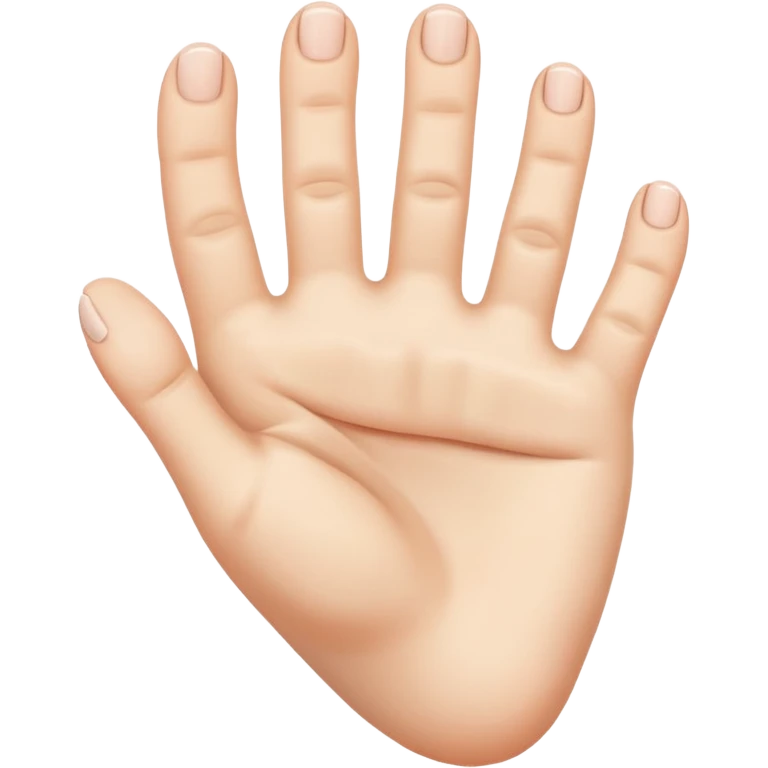 a foot with hand fingers emoji