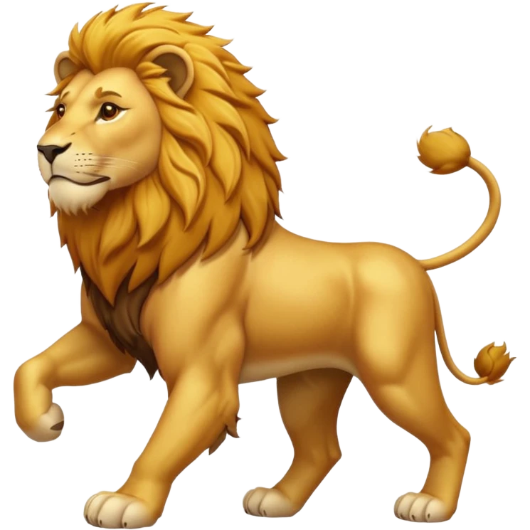 lion walking emoji