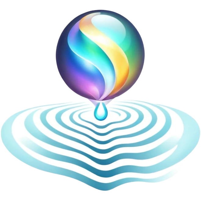 Elegant energy orb with floating tie or bowtie element inside, masculine style inspiration, soft radiating waves emoji