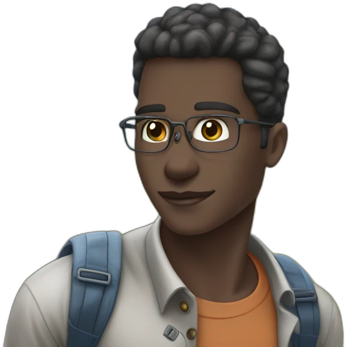 "dark-skinned boy with bike" emoji
