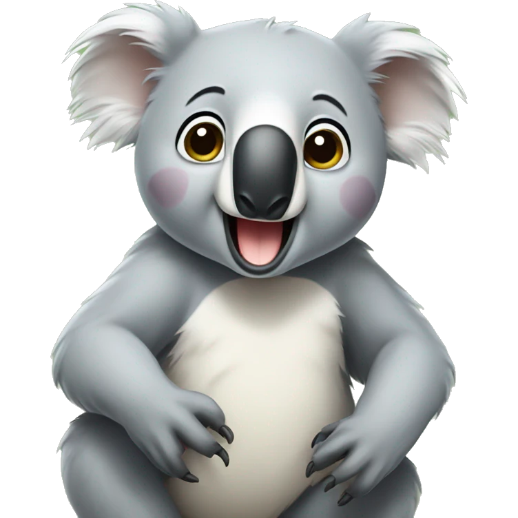 koala singing emoji