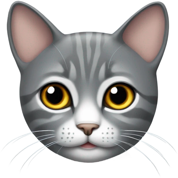 Gato gris emoji
