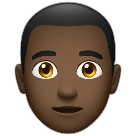 Black m emoji