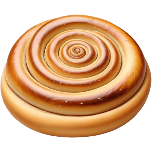 Cinematic delicate escargot pastry, spiral shape with layers of buttery dough, caramelized edges, rich golden-brown tones, elegant and inviting. emoji
