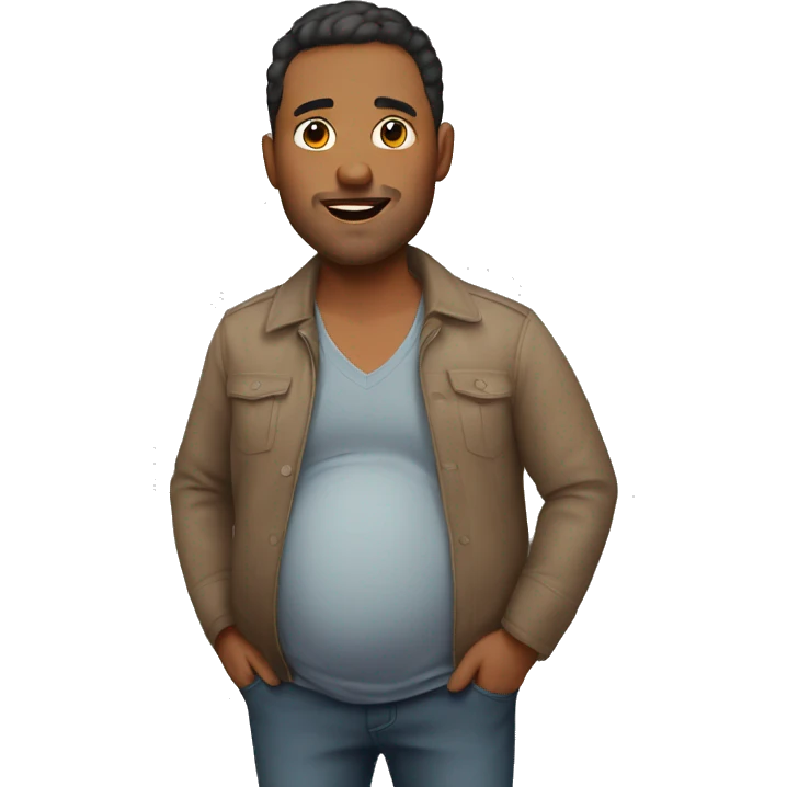 Pregnant man emoji