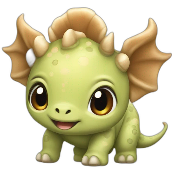 baby Triceratops emoji