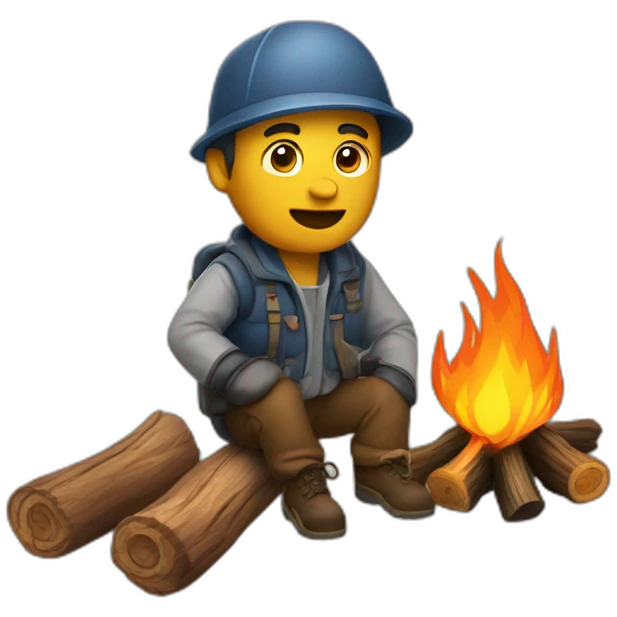 campfire man emoji