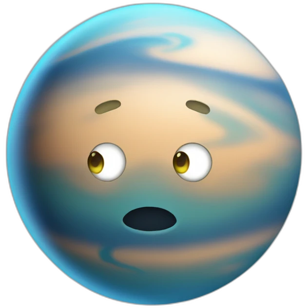 Planet neptune emoji