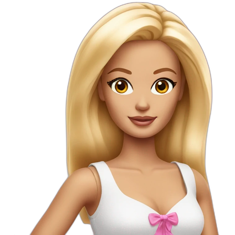 blonde barbie emoji