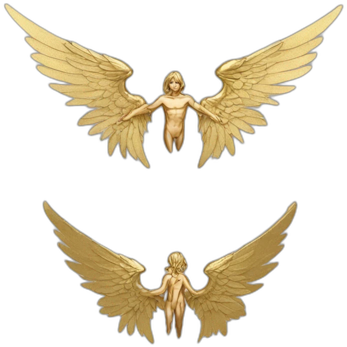 Bare belly, Wings, Choker, Colorless garden, Bathed in shadows, FOV 90 degrees, short lighting, L USM, Cold Colors, gilded technique, taiji, extremely hyper aesthetic, absurdres emoji