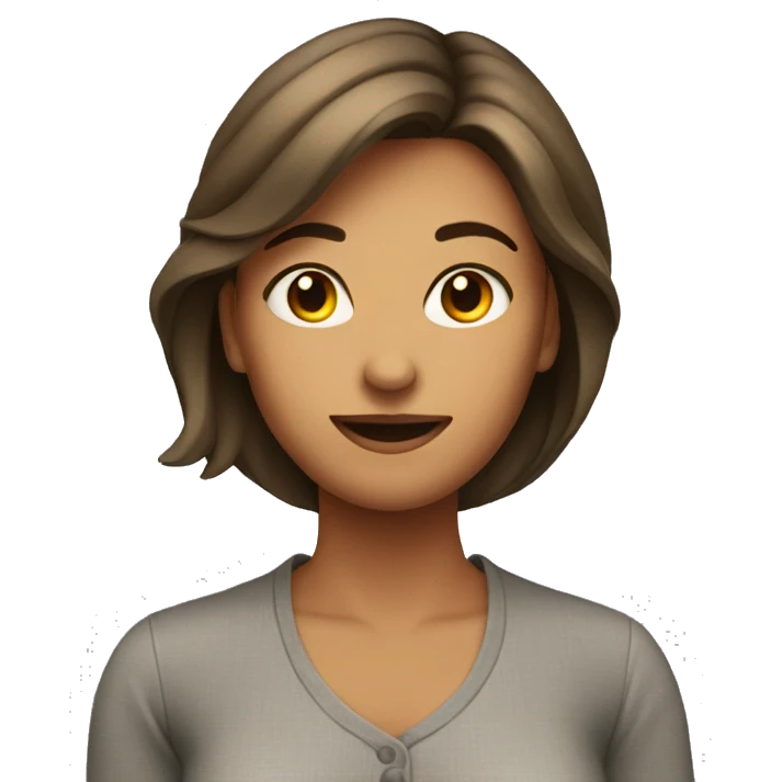 Woman tilting head emoji