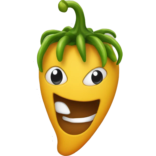 Een peper met vuur  emoji